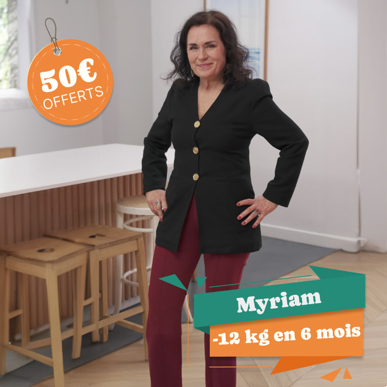 Myriam -12 kg en 6 mois